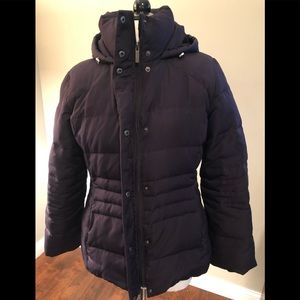 Calvin Klein Lined Down Puffer Jacket Plum L